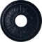 Ekena Millwork Tirana Ceiling Medallion (Canopies up to 4 3/4"), 13 7/8"OD x 3 3/4"ID x 1 1/4"P, Midnight Dream CM13TIMDF - alternate 1